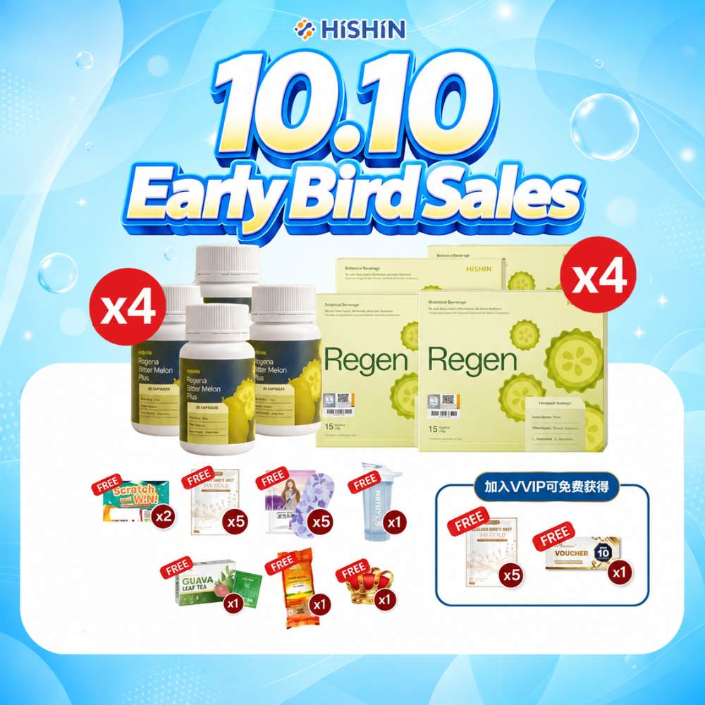 Regena 4 Boxes + 4 Bottles